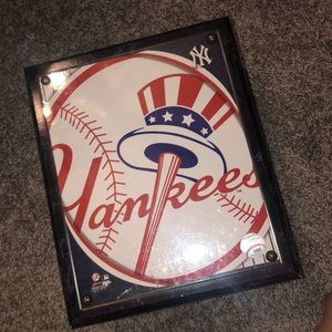 New York yankees glass box